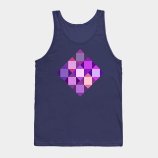 Abstract Tiles - purple tones Tank Top